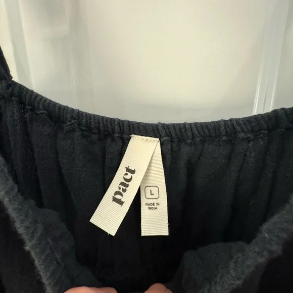 PACT: Coastal Double Gauze Cami Maxi Dress - Picture 8 of 10